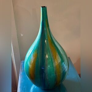 Vibrant Multicolor Ceramic Vase